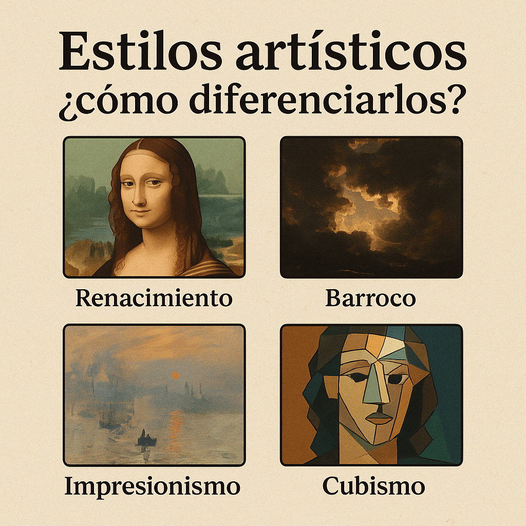 estilos artisticos como diferenciarlos