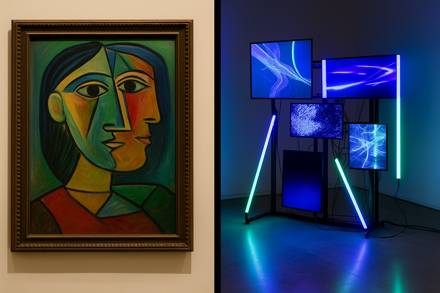 arte moderno vs arte contemporaneo